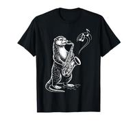 Loutre Jouant du Saxophone Fanfare T-Shirt