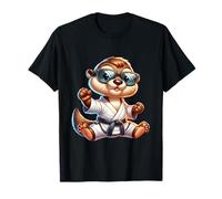 Loutre Karaté Avec Lunettes Cool Dojo T-Shirt
