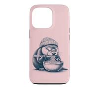 Loutre Mangeant des Ramen, des Nouilles Japonaises Coque pour iPhone 13 Pro
