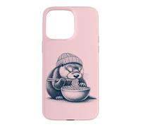 Loutre Mangeant des Ramen, des Nouilles Japonaises Coque pour iPhone 15 Pro Max