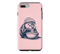 Loutre Mangeant des Ramen, des Nouilles Japonaises Coque pour iPhone 7 Plus/8 Plus