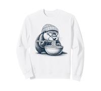 Loutre Mangeant des Ramen, des Nouilles Japonaises Sweatshirt