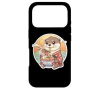 Loutre Mignonne Mangeant Ramen Nouilles Amateurs de Soupe gastronomique Japonais Coque pour iPhone 17 Pro