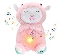 Loutre Qui Respire, Loutre Veilleuse Bébé Doudou Loutre BéBé, Peluche Qui Respire, Peluche Veilleuse Bébé Musicale Et Lumineuse, Jouet Respiratoire Koala Bear pour Nouveau-né