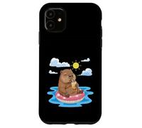 Loutre relaxante trouvant de la Joie dans Les Moments d'été Simples Coque pour iPhone 11