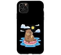 Loutre relaxante trouvant de la Joie dans Les Moments d'été Simples Coque pour iPhone 11 Pro Max
