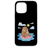 Loutre relaxante trouvant de la Joie dans Les Moments d'été Simples Coque pour iPhone 13 Pro Max