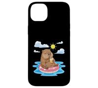 Loutre relaxante trouvant de la Joie dans Les Moments d'été Simples Coque pour iPhone 14 Plus