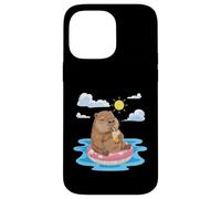 Loutre relaxante trouvant de la Joie dans Les Moments d'été Simples Coque pour iPhone 14 Pro Max