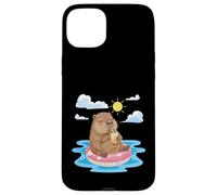 Loutre relaxante trouvant de la Joie dans Les Moments d'été Simples Coque pour iPhone 15 Plus