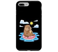 Loutre relaxante trouvant de la Joie dans Les Moments d'été Simples Coque pour iPhone 7 Plus/8 Plus