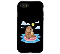 Loutre relaxante trouvant de la Joie dans Les Moments d'été Simples Coque pour iPhone SE (2020) / 7/8
