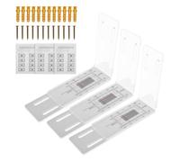 Louttary 3 Pièces Moniteur de Fissure D'Angle pour le Moniteur de Fissure Standard et D'Angle