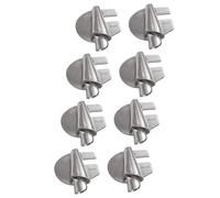 Louttary 8 Pied Ourleur Rouleau de Couture, Kit de 3-10mm de Pied Presseur Ourleur Etroit en Rouleau Courbe comme Indiqué en Métal
