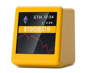 Louttary Afficheur de Cryptomonnaie Bitcoin NerdMiner, Machine de Minage de Bitcoin et Suivi de Cryptomonnaie.