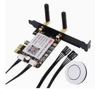 Louttary Carte de Démarrage de Commutateur d'alimentation D'Ordinateur Tuya Zigbee Bouton de Commutation Marche/Arrêt à Distance Carte PCIe pour Ordinateur de Bureau Long