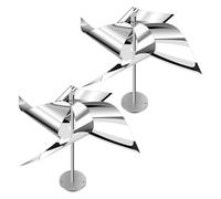 Louttary Dispositifs de Dissuasion Éoliens Réfléchissants Disques de Dissuasion des Oiseaux pour Protéger Vos Jardins des Pigeons Loin de