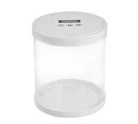 Louttary Electronic Time Lock Box Lock Container Multi Function Time Lock Box Bin for Toys Mobile Phones No Battery White