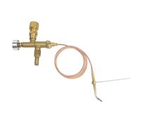 Louttary Kit de Vanne de Contrôle de Foyer au Propane à Basse Pression avec Thermocouple et Interrupteur à Bouton