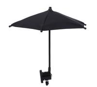 Louttary Parapluie de Téléphone Magnétique pour Téléphone Extérieur, Pare-Soleil, Protection Solaire, Mini-Parapluie Multi-Angle Universel Noir