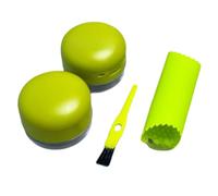 Louttary Presse-Ail, Presse-Ail avec Éplucheur et Brosse de Nettoyage, Hachoir, Mini Outils de Cuisine, Lot de 2