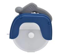 Louttary Roue Coupe-Pizza Ergonomique en Acier Inoxydable - Design Rond avec Housse de Protection, Poignée Caoutchoutée, Passe au Lave-Vaisselle