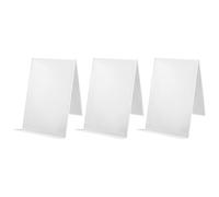 Louttary Support de Livre en Acrylique 3 PièCes, PréSentoir en Acrylique Transparent, Support Transparent pour Afficher des Images, des, Un PréSentoir de Montre 100X115X130Mm