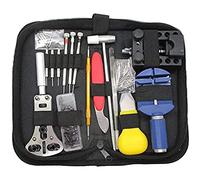Louttary Watch Repair Kit (147 Pcs) Watch Repair Kit Strap Remover Bottom Opener Repair Watch Fixing and Adjusting Tools