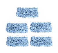Louu 5 pcs vapeur vadrouille sol nettoyage microfibre chiffon tampon couverture pour 32 x 17 cm vapeur MOP chiffon eau couverture pour Black & Decker FSM1610/1630