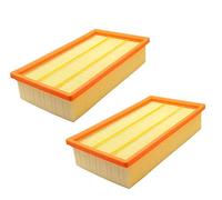 louu Pack de 2 Filtre à air pour Aspirateur Karcher NT25/1/NT35/1 nt45/1 nt55/NT361 Eco NT611 NT561 Eco Eco ölwechselbeweis Filtre