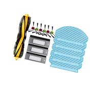 Louu Pièces de Rechange pour Ecovacs DEEBOT OZMO 950 Roboter Filtre éponge et Filtre Haute Performance Côté Brosse Principale
