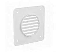 Louvered ABS Ventilation Cover for RV pour battery Box Airflow(Black Set) | Tilted blinds block rain, debris while maximizing airflow, prevents overheating in pour battery compartments