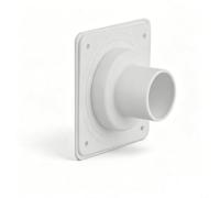 Louvered Ventilation Cover ABS Rain Debris Protection(White Set)