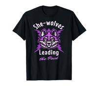 Louves Meneuses Femmes Fortes Puissance T-Shirt