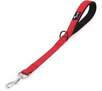 Louvra Laisse Courte Solide pour Chiens avec Poignée Rembourrée et Mousqueton en Métal Sangle en Nylon pour Animal de Compagnie pour Formation Entraînement (L-46CM)