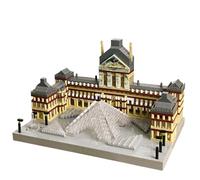 Louvre Micro Mini blocs de construction Architecture Jouets Assemblage Adulte Libérez votre amour pour le Louvre