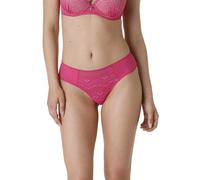 Lovable Brasiliano in Microfibra E Pizzo Celebrity Slip, Framboise, S Femmes
