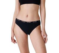 Lovable Cycle Menstruel Flux Moyen Période Panties Slip Femme (Paquet de 1), Noir + Logo, L