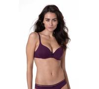 Lovable Push-up Senza Ferretto My Daily Comfort Soutien-Gorge, Rouge vin, 36 / 4C Femmes