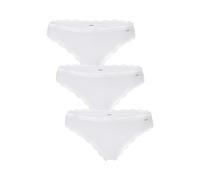 LOVABLE Slip (Pack de 3) Femme, Blanc, M