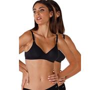 Lovable Soutien-Gorge sans Rembourrage et sans Armature, Coton élastique, Bretelles avec réglage Avant, Paquet de 2, Coton Ligne Femme, Noir, 34 / 3C