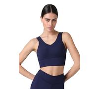 Lovable Sportivo-Top Brassière in Microfibra Senza Cuciture-Supporto, Asciugatura Rapida, Anti Abrasione-Active Comfort Soutien-Gorge, Bleu Nuit, L Femmes