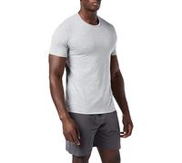 LOVABLE Supima Stretch Shirt col Rond en Coton, Gris (Gris chiné), Medium Homme