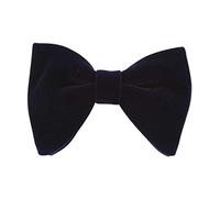 Lovacely Nœud papillon en velours pour homme Taille unie - Bleu - Taille unique