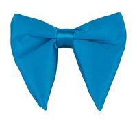 Lovacely Nœud papillon surdimensionné en satin de soie pour homme Couleur unie, B - Bleu lac, taille unique