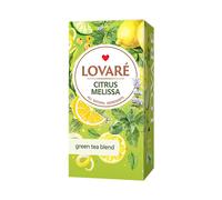 LOVARÉ Citrus Melissa 36g (24 sachets, thé vert)