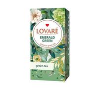 LOVARÉ Emerald Green 36g (24 sachets, thé vert)