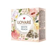 LOVARÉ Pêche blanche 30g (15 pyramides, thé blanc)