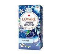 LOVARÉ Saphir Bergamote 48g (24 sachets, thé noir)
