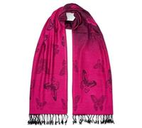 LOVARZI Rose Pashmina pour femme de Joli châle pashmina papillon- Châles de soirée pour femme